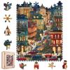 MEATRN 505-Piece Jigsaw Puzzle, Wooden Christmas Puzzle (34.5 X 45.2cm), 3mm Thick, Transformable, for Kids and Adults, Family-Friendly Christmas