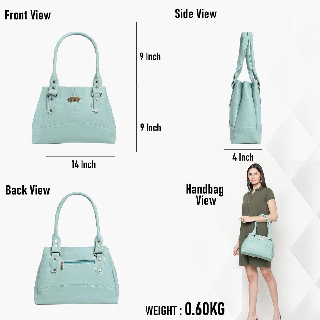 Damen-Handtasche „Catlin“ aus Kunstleder (Groß)