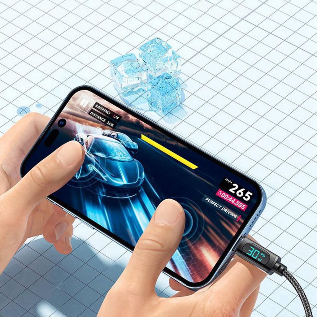 Fast Charging Data Cable Aluminium Alloy USB Data Line Nylon Weave for Notebook Laptop Tablet Phone 20W