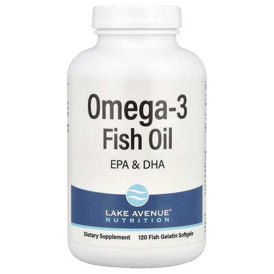 Omega-3 Fiskolja, Fiskgelatin Mjuka kapslar 120 (1 250 mg per mjuk kapsel)
