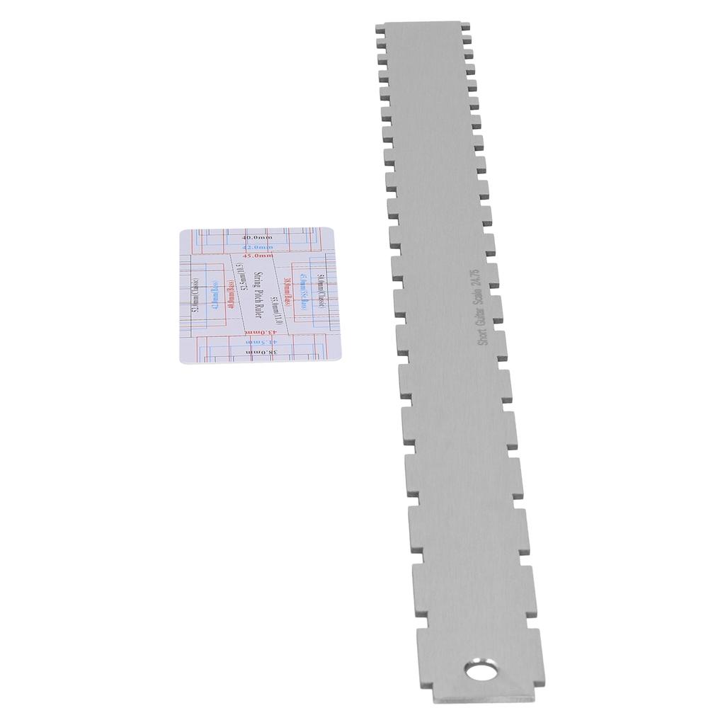 Guitar String Action Gauge Neck Notched Chord Height and Distance Ruler Measuring Tool