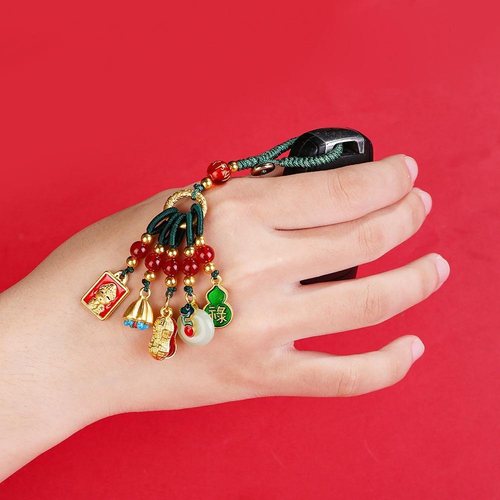 Metal Swallowing Beast Hanging Ornament Enamels Bag Pendant Charm Pendant  Mobile Phone