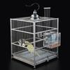 Hanging Acrylic Bird Feeder Spill-proof Cup Parrot Parakeet Tray Bird Automatic Feeder  Cockatiels