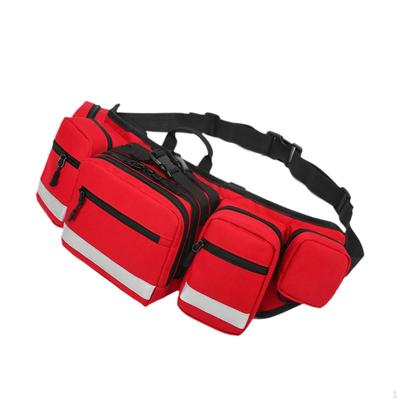 First Aid Waist Bag Lifeguard Fanny Pack Zipper Pouch Lightweight Comfortable Trauma Emergency
