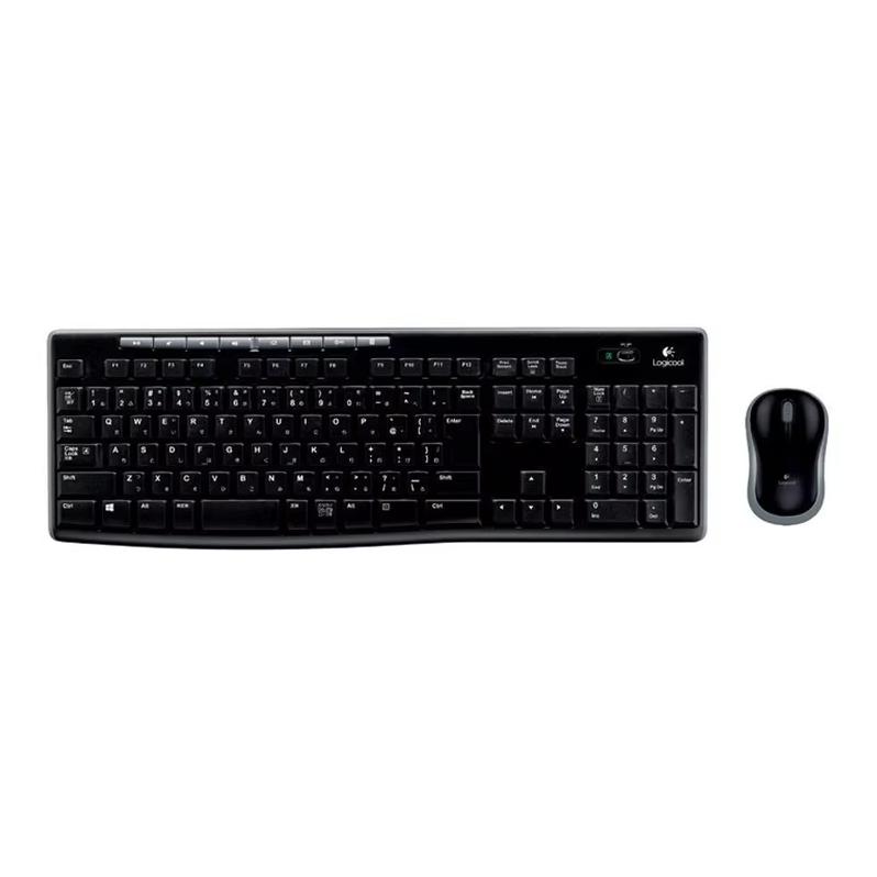 Logitech MK270 Wireless Mouse Keyboard Set Laptop Keyboard Wireless Office Full Size with 2.4G Receiver