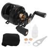 CNC Metall Trolling Trommel Angelrolle 9+1BB Hohe Geschwindigkeit Salzwasser Baitcasting Angelrolle(GK400 Rechte Hand )
