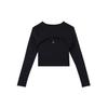 T Shirts Women's Black Crew Neck Moderate Straight Fit DV1275-010