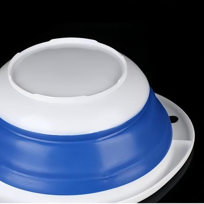 1Pc Fishing Non Toxic Foldable Bait Bowl / Bait Tray / Groundbait Mixing Bowl For Carp Fishing Accessory