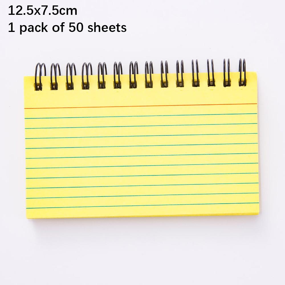 Index Cards with Ring 3x5 Inches 50-250 Sheets Notecards Spiral Flash Cards for Studying Nursing School Office Taking to Do List