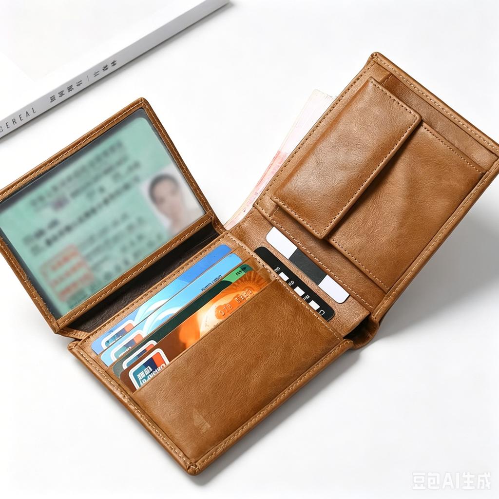 Retro Cowhide Men's Wallet Multi-Function Card Position Coin Purse