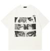 Streetwear Eyes Graphic T-Shirt Cotton Tshirt Unisex Tops Tees Summer Short Sleeves T Shirt