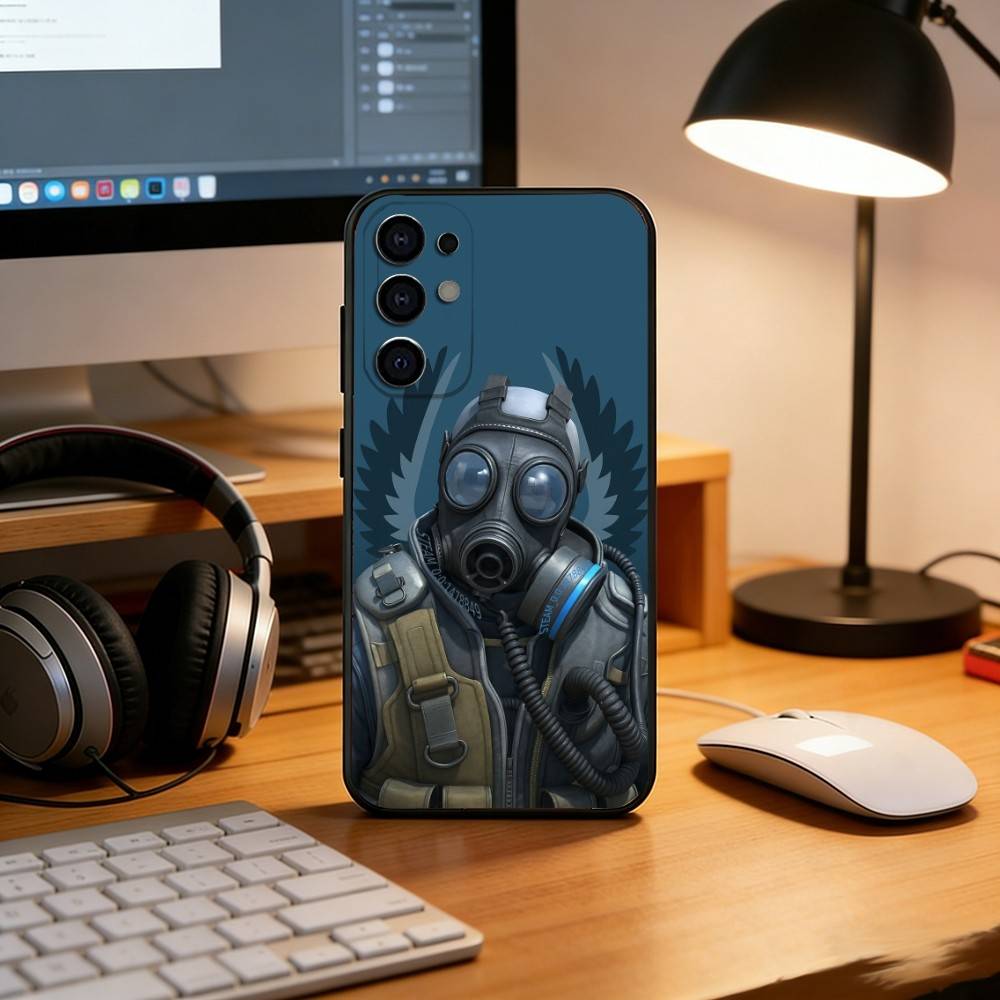 Counter-Strike 2 Phone Case Black Silicone Soft For Samsung S25,S24,S21,S22,S23,S30,Ultra,S20,Plus,Fe,Lite