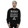 Disney Mens Mickey Mouse Sitting Sweatshirt
