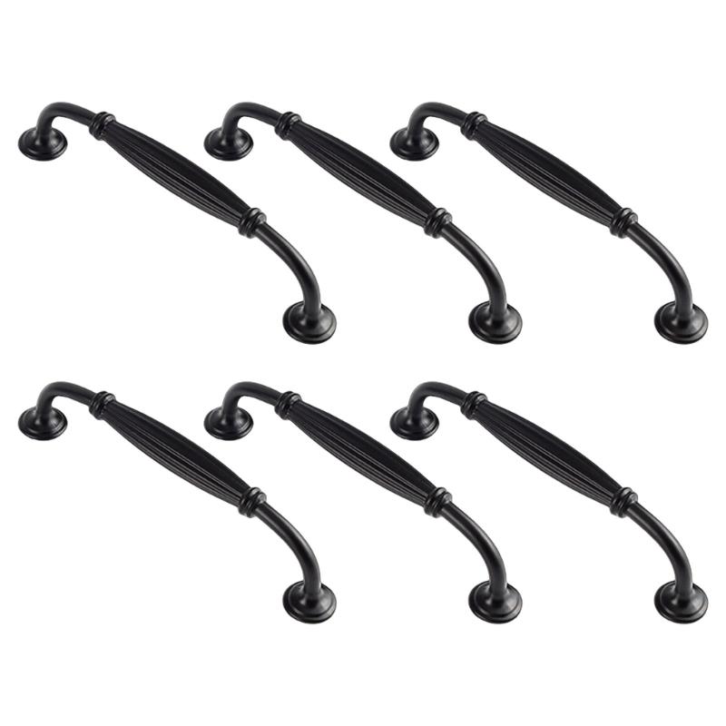 Black Wardrobe Knob Heavy Type Metal Handle Furniture Handle for Cabinets Drawers Closets Contemporary Home Decoration