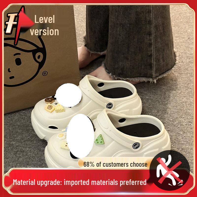 

Women s Summer 2024 Height-Boosting Non-Slip Closed-Toe Sandals with Thick Soles for Outdoor Beach Wear. 38-39