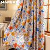 1PC American Style Countryside Colored Printed Curtains 100% Blackout Curtains for Bedroom Living Room Balcony Window for Home Decor