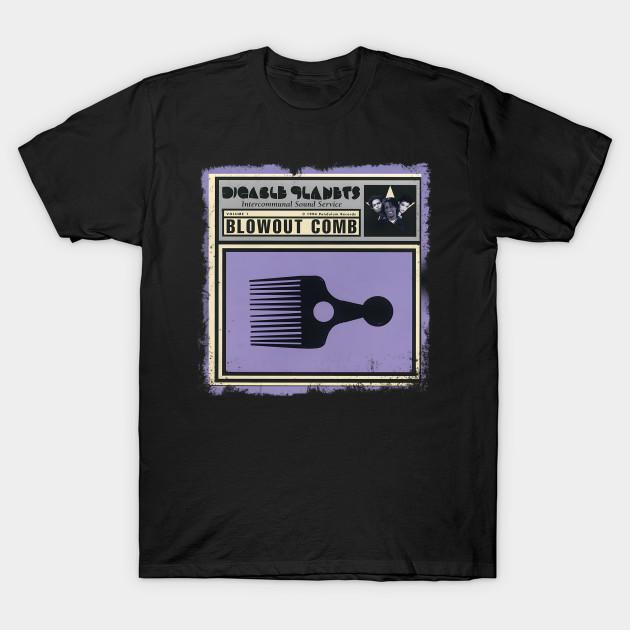 

Men Black Print T-shirt Digable Planets - Blowout Comb No-Cut Transfer Paper Print Cotton Tshirt 3XL