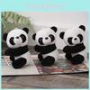 Small Plush Panda Toy With Short Plush Fabric For Childrens Gift And Play