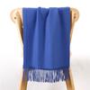 Winter Scarf Women Luxury Autumn Winter Cashmere Scarf Thickened Warm Shawl Classic Tassels Fluffy Scarf Solid Color Soft Shawl