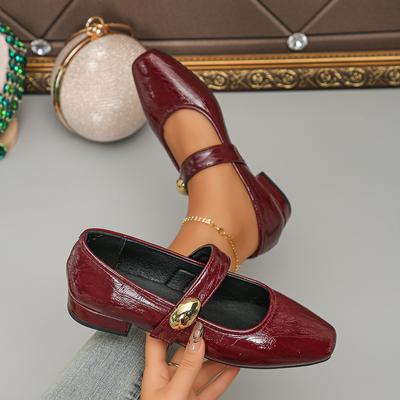 Fashion Women Flats Korean Spring Elegant Round Toe Loafers Women French Retro Low Heels Cute Mary Jane Shoes for Women Zapatos De Mujer