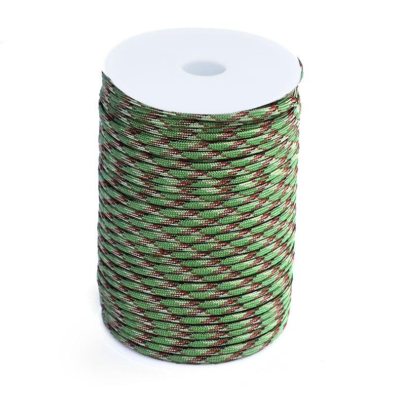 100 M Outdoor Seven-Core Umbrella Rope 4mm Umbrella Rope Bracelet Braided Line Military Fan 7-Core Survival Umbrella Rope