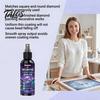 Art Preservation Spray for Coasters Diamond Painting Sealer Spray, Quick Drying Protective Mounting Sealant, Clear Adhesive Glossy Coating Crafts And