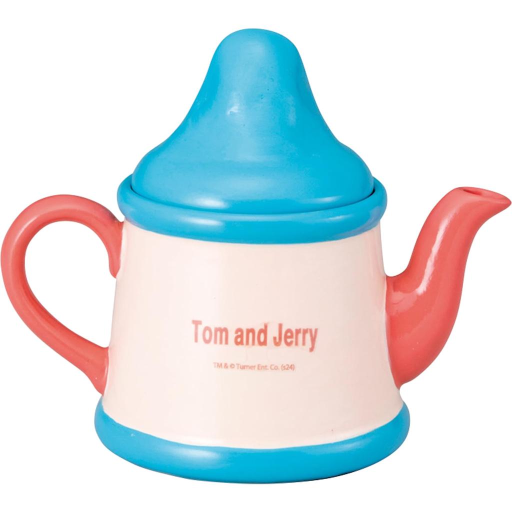 And 3D Animated Scene Toffee Figure 16 X Tom and Jerry Pink SAN4508 "Tom Jerry" Teapot, Approx. 350ml, Approx. 13cm, Tableware, Merchandise, & Blue,
