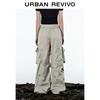 Women's Casual Cargo Straight-Leg Trousers