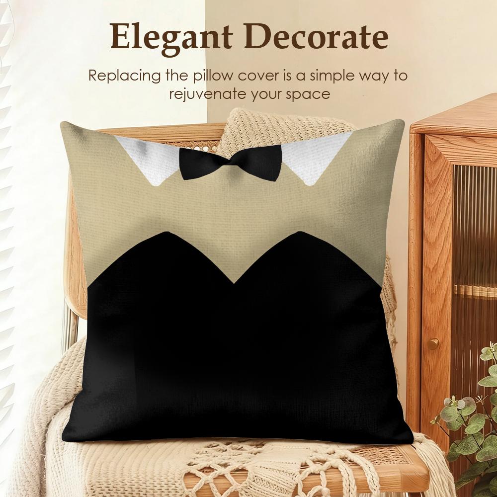 Sexy underwear funny girl Cushion Cover Natural Linen Organic Fabric DoubleSided Printing Sofa Home Decor Gift Pillow Case