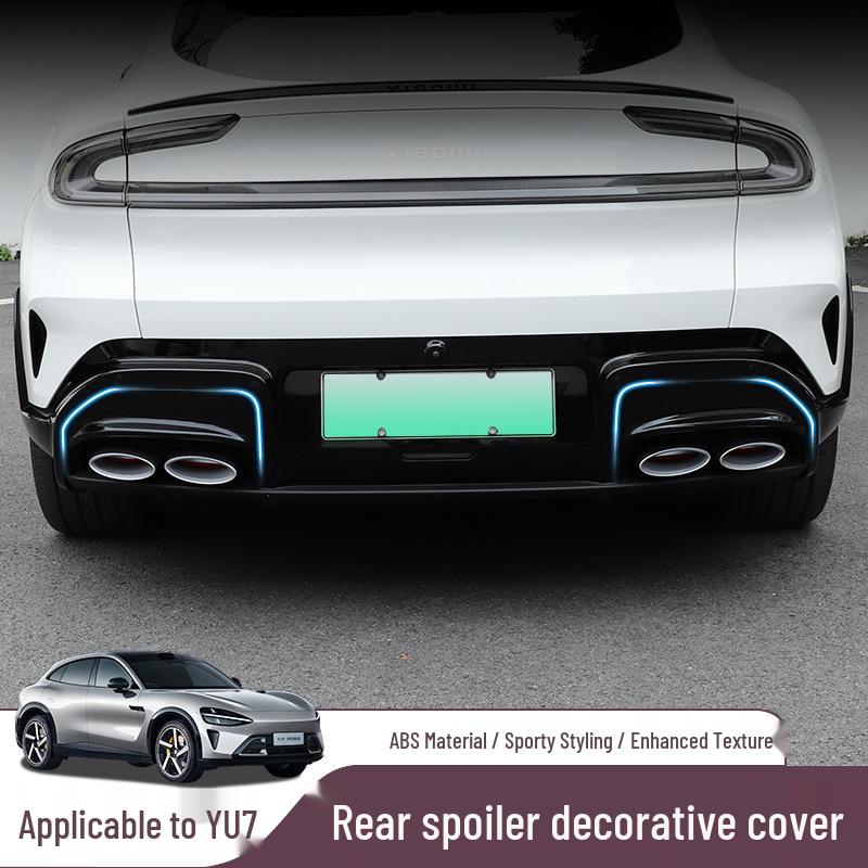 Xiaomi YU7 Rear Bumper Diffuser Decorative Frame & Fog Light Protective Trim