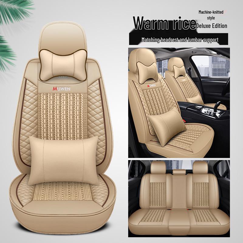 All-Season Leather Seat Covers for Honda Accord 7th to 10th Gen