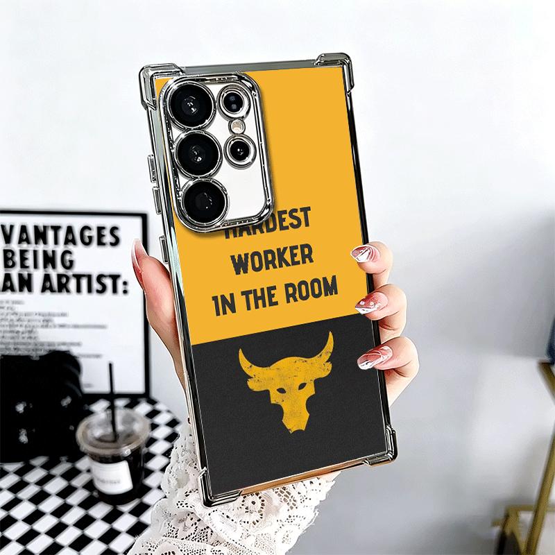

The Rock Dwayne Johnson Soft Phone Case For Samsung Galaxy S26 Ultra S25 Edge S24 FE S23 Plus S22 S21 + S20 Plating Anti-Fall Fu Samsung S20 FE