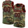 Canotta Basket Mimetica Personalizzata con Nome Uomo Bambini Estate 2025 Gilet Sportivo Magliette a Rete Senza Maniche Squadra Basket Camouflage