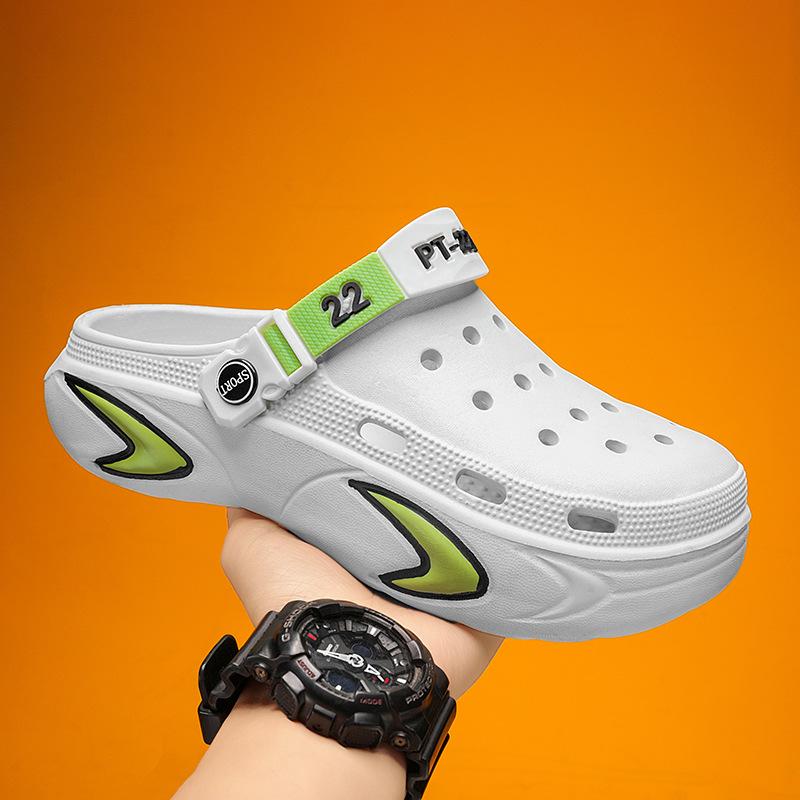 

Мужские дышащие сандалии с закрытым носком больших размеров - Повседневные летние пляжные шлепанцы для улицы 46 бежевый