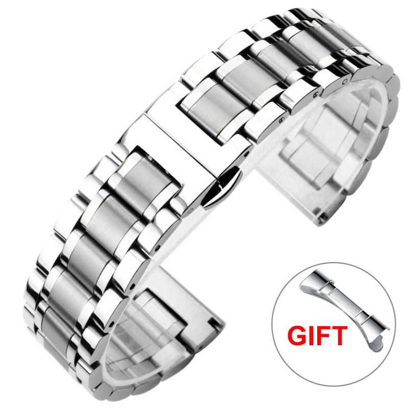 

For Seiko Jubilee Bracelet Solid End Link Stainless Steel Band 18mm Oyster Strap Srpd Skx007/Skx009 SRPD63K1 Curved End Bracelet 18mm