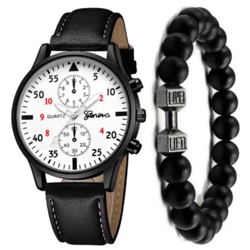 2024 TEUM Korean Style Leather Ladies Quartz Watch with Rhinestone Jewelry