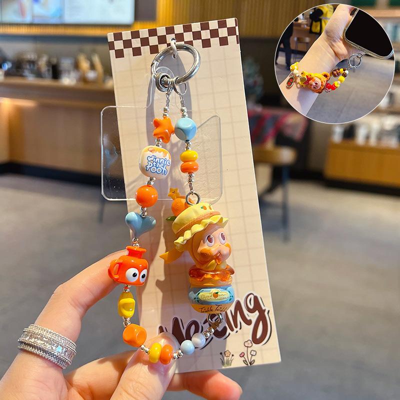 Handmade DIY Stars, Cute Dolls, Beaded Mobile Phone Chain Pendant, Car Keychain, Doll Pendant Accessories.