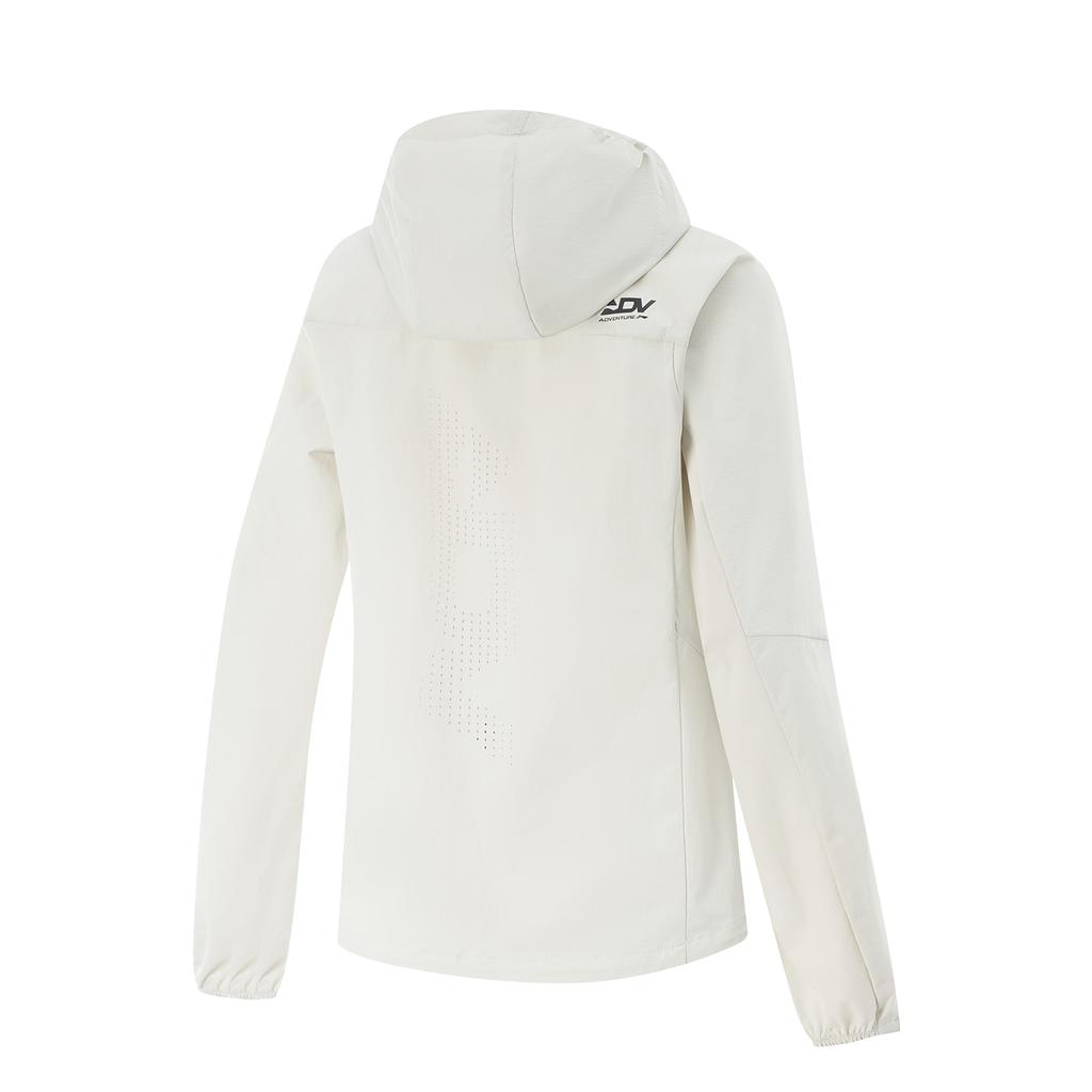 Li Ning Running Series Letter Zipper Hooded Versatile Casual Cardigan Jacket Women jackets White-Birch-Gray AFYV002-1