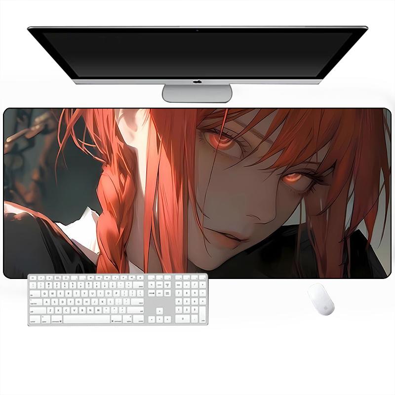 Chainsaw Man Mousepad Xxl Computer Accessories Gaming Mouse Pad Office Pads Pc Extended Carpet Large Game Mats Desk Gamer Anime