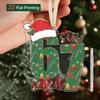 2pcs Number 67 Christmas Ornaments, Candy Cane Festive Pattern, Hanging Decor for Xmas Tree or Car Home Holiday Parties Easy To Hang Christmas Gifts