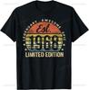 Vintage 1968 Limited Edition 57th Birthday Gifts 57 Year Old T-Shirt Graphic T Shirts Casual Mens Clothing Camiseta Hombre