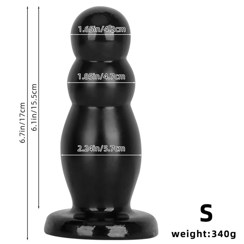 9cm Black Bella Anal Plug Giant Penis Anal Plug Fisting Supplies Extra Large Extra Large Extra Thick Adult Supplies