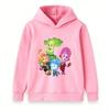 Kids Boys Girls Hooded Sweatshirt, Cute The Screaming Cartoon Print Casual Pullover Hoodie for Children Daily Wear