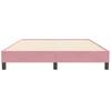 Box Spring Bed without Mattress Pink 160 x 210 cm Velvet
