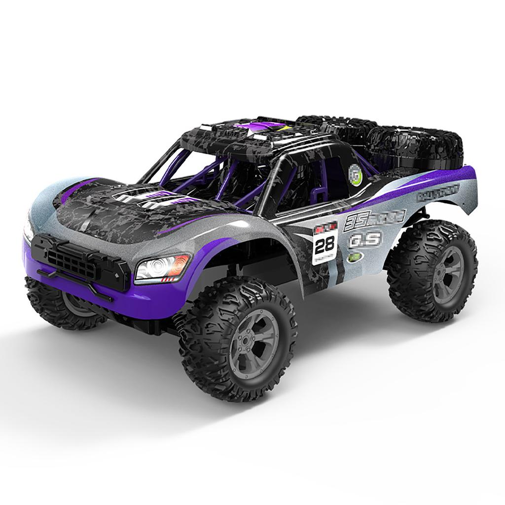 1 10 Scale 2.4G Remote Control Car Off Road RC Truck High Speed Racing Vehicle with Large Tires for All Terrain