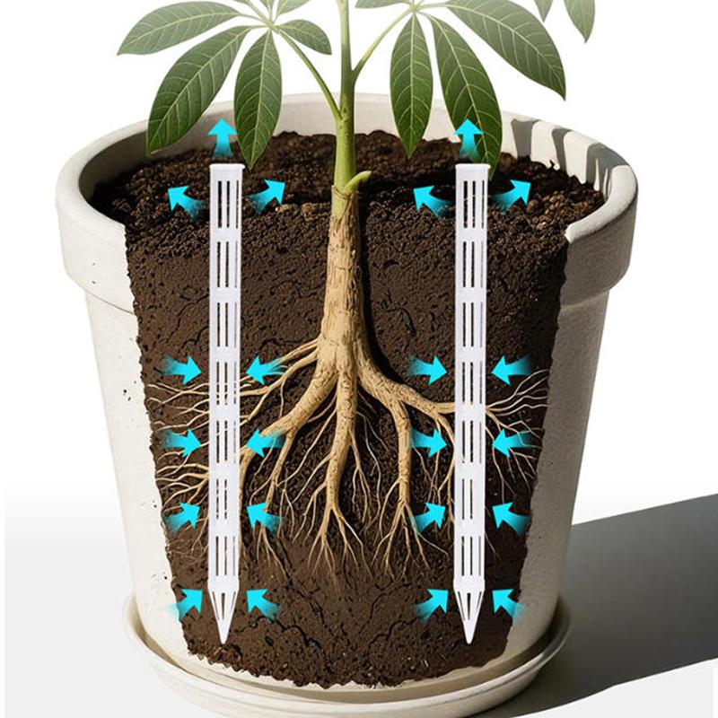 

10Pcs Plant Aeration Tubes For Pots -Root Rot Prevention,Prevent Overwatering For Healthy Roots,Wet-dry Cycle.gardening Tools Onesize