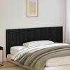 vidaXL Headboard Black Oak 200x1.5x80 Cm Engineered Wood 863158