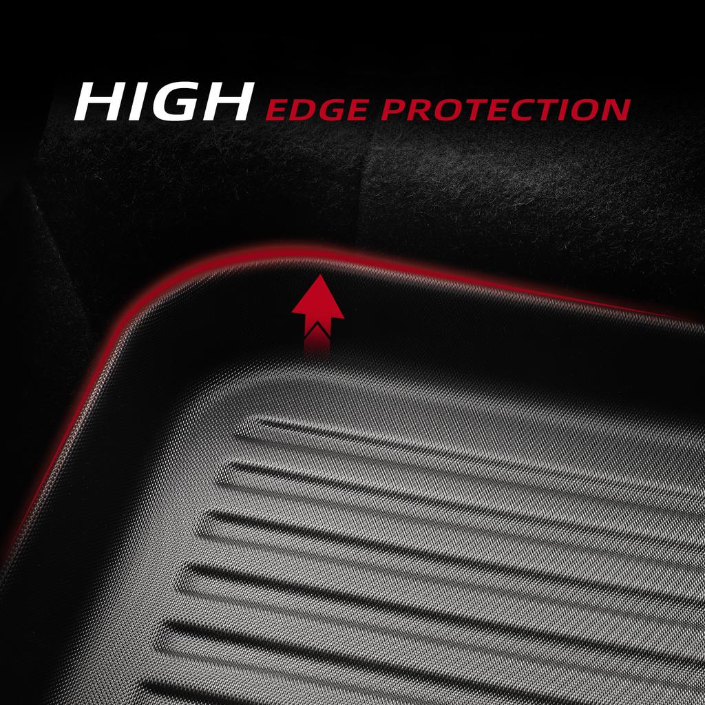Left Drive for Ford Mustang Mach-E 2026 All-weather Floor Mats Trunk Pad Waterproof Liner TPE Car Interior Accessories