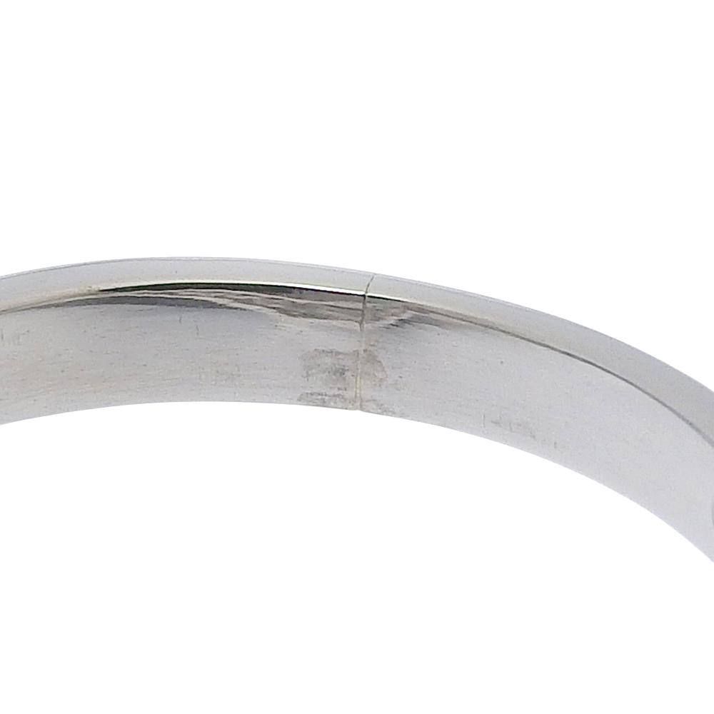 V character Ring Pt900Platinum/diamond #5.1(US Size) V character 6.5g Women Used