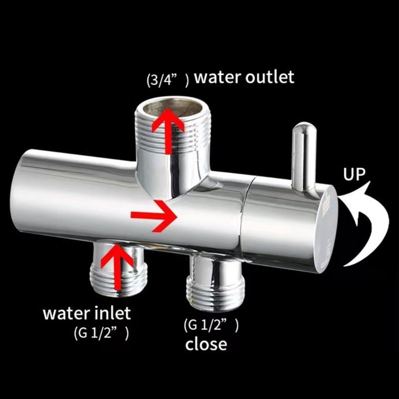 Industrial Grade Shower Head with Two Water Settings Easy To Install Shower Head